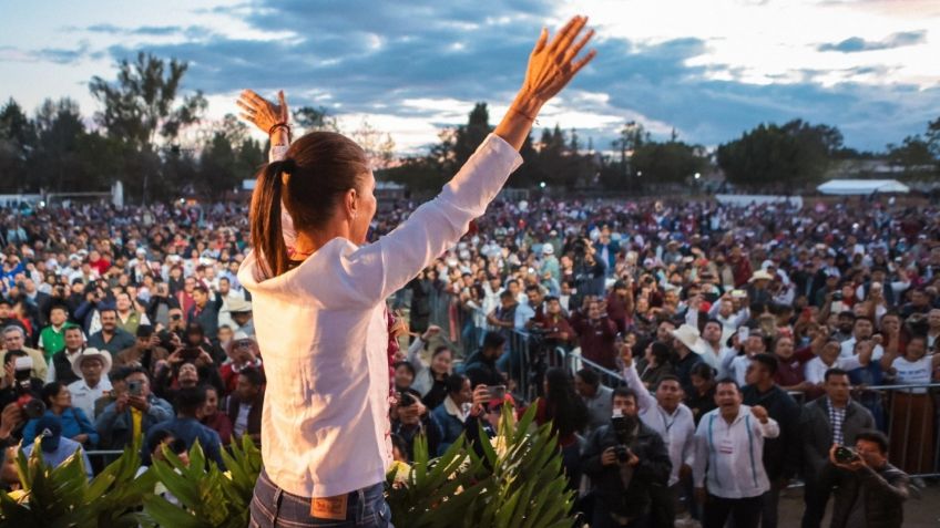 Claudia Sheinbaum: la compañía de un domingo en precampaña