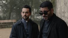 "Los enviados 2": Miguel Ángel Silvestre y Luis Gerardo Méndez se divierten en el set