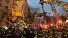 Se derrumba parte de un edificio de 6 pisos en El Bronx, Nueva York