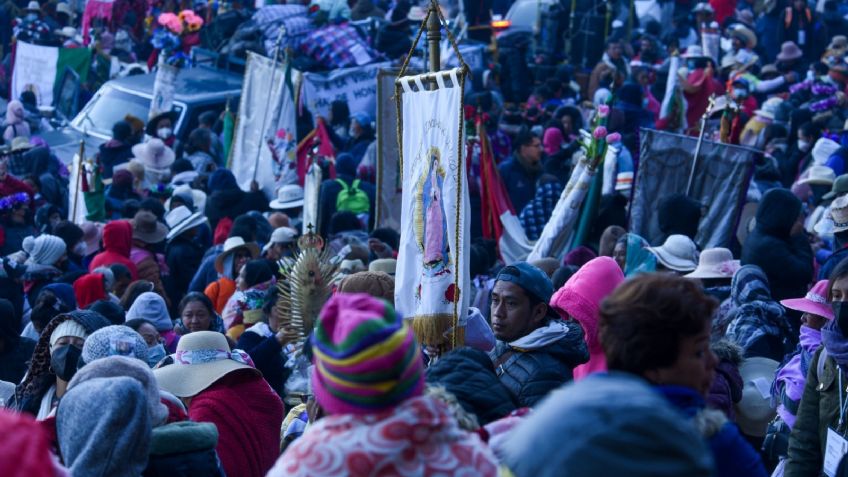 Peregrinos llegan a la Basílica de Guadalupe: ¿cuáles son las calles cerradas y alternativas viales?