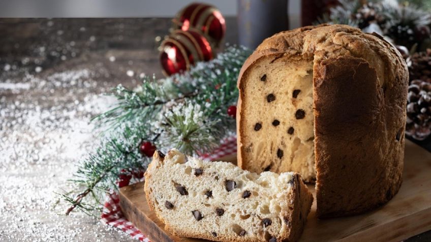 Receta fácil de un delicioso PANETTONE navideño con chispas de chocolate y SIN AZÚCAR