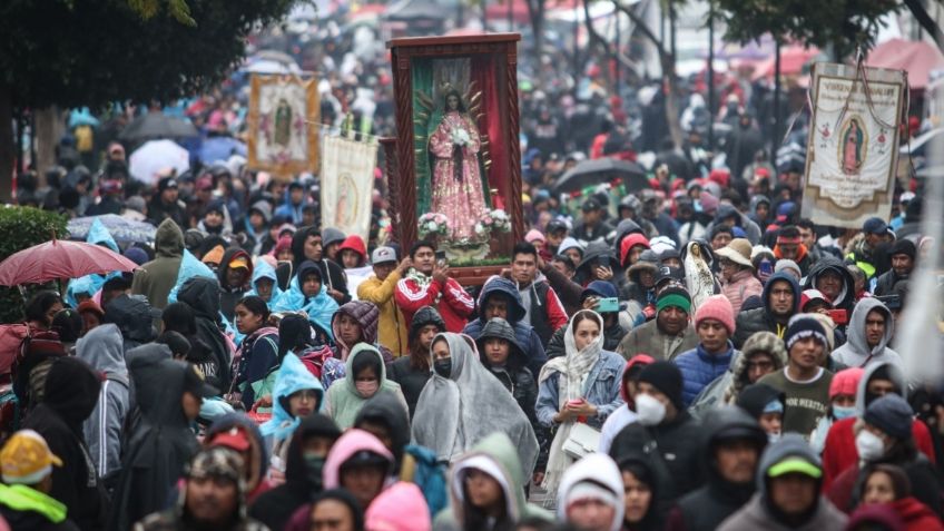 Operativo Basílica 2023: minuto a minuto así arriban los peregrinos al recinto de la Virgen de Guadalupe