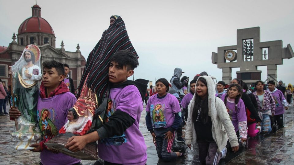 A los alrededores de la Basílica se encuentran ubicados módulos de emergencia