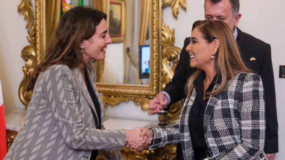 Mara Lezama visita la capital del Italia