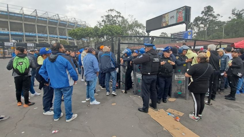 Caos en el Estadio Azteca por un boleto para la final del Apertura 2023