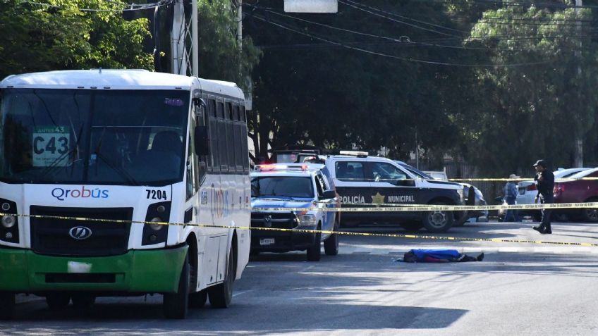 Un camión arrolló y mató a una mujer en Querétaro, el chofer se distrajo por hablar con una pasajera