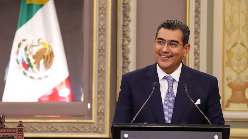 Sergio Salomón Céspedes entregó su informe de gobierno, al frente del estado de Puebla