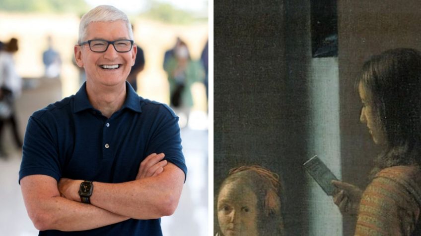 CEO de Apple asegura que viajero en el tiempo sostiene un "iPhone" en pintura de 1670