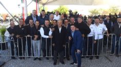 AMLO y Samuel García inauguran acueducto El Cuchillo II en Juárez, Nuevo León