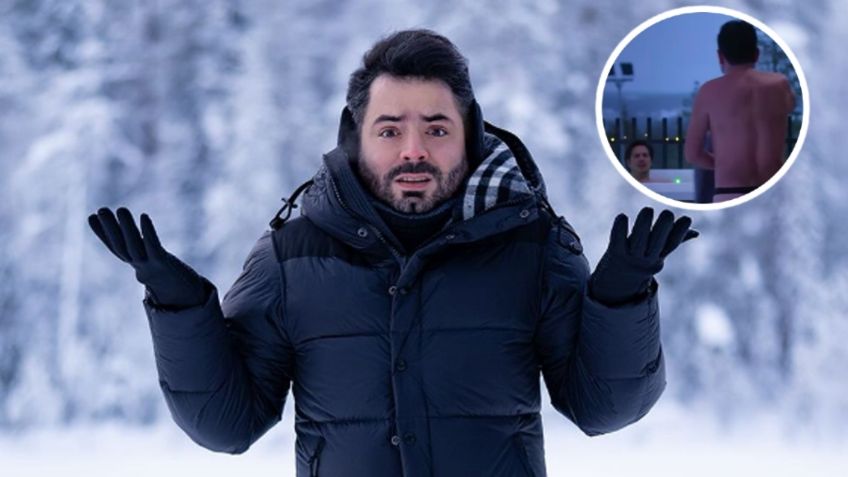 José Eduardo Derbez sorprende a sus hermanos al usar tanga en el Polo Norte