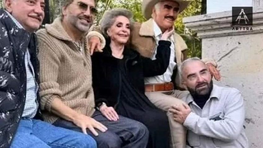 ¡Reviven a Vicente Fernández! Así luce la escultura hiperrealista de "Chente" en su rancho 'Los 3 Potrillos'