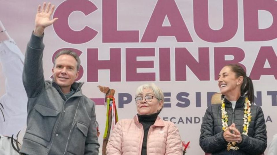 Manuel Velasco acompañó a Claudia Sheinbaum durante su gira de precampaña