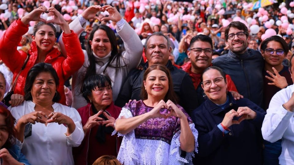 Clara Brugada aseguró que su objetivo es construir la mejor agenda de gobierno