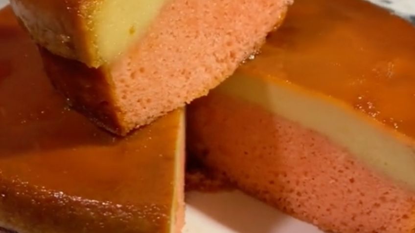 Rico postre sin horno: prepara un fresa flan en menos de 15 minutos