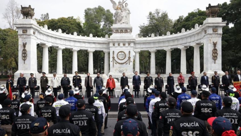 Martí Batres reconoce a policías de la SSC-CDMX