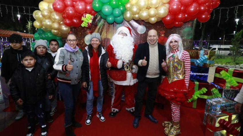 Evelyn Parra: la navidad recorre Venustiano Carranza con grandes posadas, pista de hielo y nuevo parque multifuncional