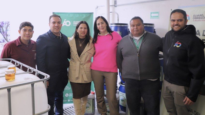 Lía Limón recibe donación de ALSEA de 400 litros de aceite vegetal para convertirlos en biodísel y glicerina