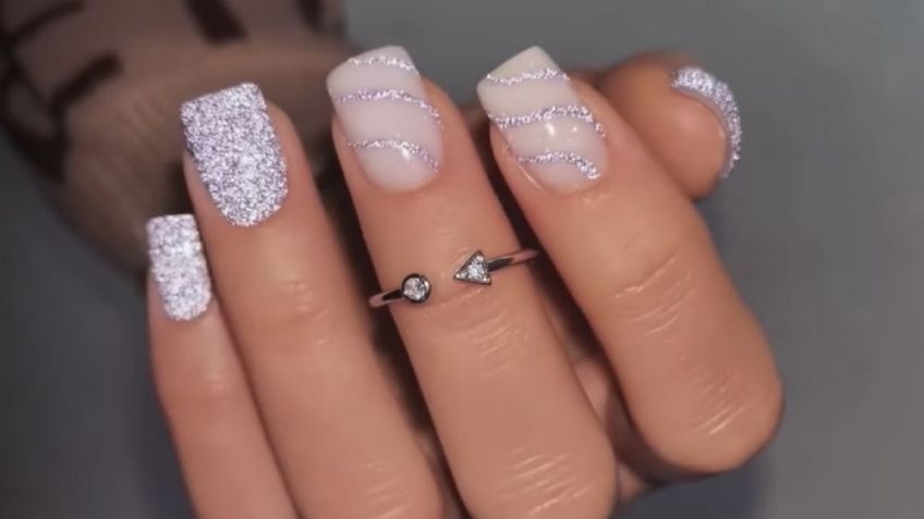 Uñas plateadas para Navidad y Año Nuevo: ¡inspírate con los diseños más bonitos y creativos!