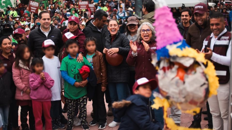 Claudia Sheinbaum celebra la época navideña con sus seguidores