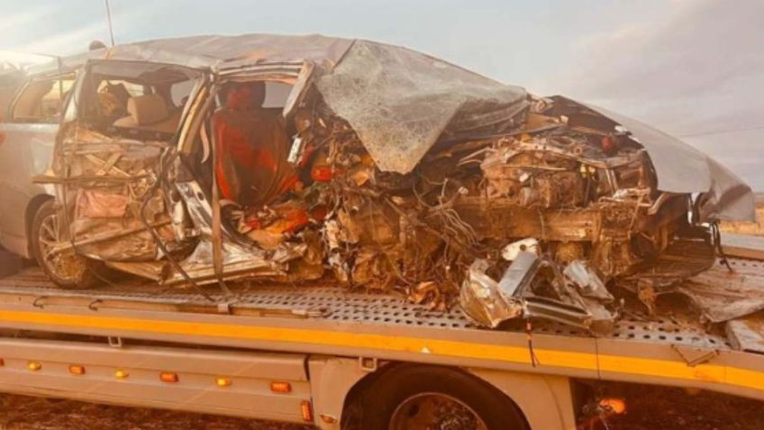 4 muertos, el saldo del choque de un auto en sentido contrario y una camioneta