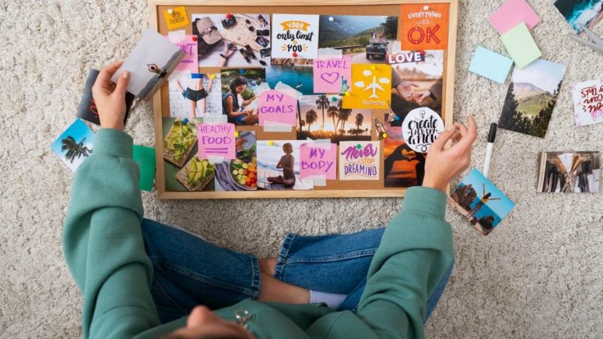 Cómo hacer tu VISION BOARD para manifestar tus sueños y cumplirlos en 2024