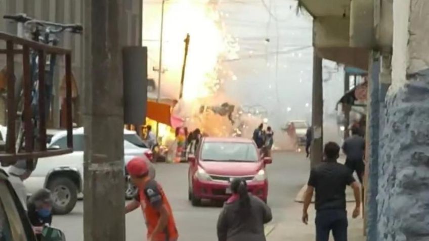 Una explosión de pirotecnia incendia el mercado de Río Blanco, Veracruz: hay 3 lesionados