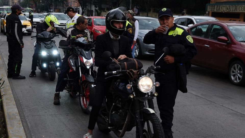 La Semovi informó que esta medida es parte de la campaña para evitar accidentes de motociclistas.