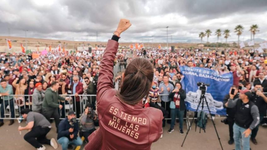 Claudia Sheinbaum concluye una semana más de precampaña junto a poco más de 60 mil personas