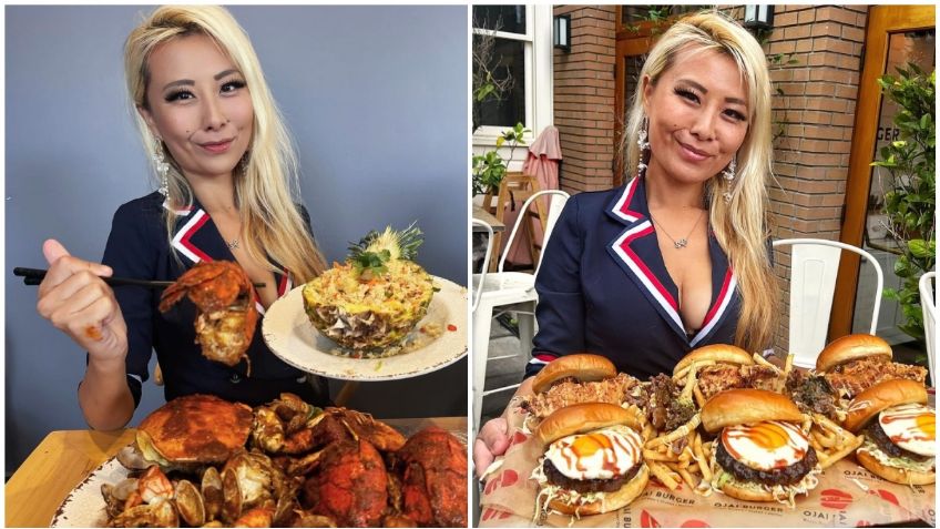 Raina Huang, la influencer que se volvió rica  por comer mucha comida en poco tiempo