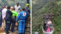 VIDEO: turistas quedan atrapados en un teleférico a más de 300 metros de altura