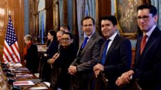 Rosa Icela Rodríguez acompaña a AMLO durante reunión con Altos Directivos de Estados Unidos sobre migración