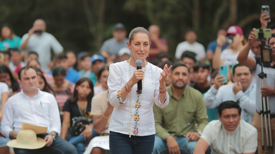 Claudia Sheinbaum hizo un llamado a fortalecer las bases de la 4T, para lograr el triunfo en el 2024