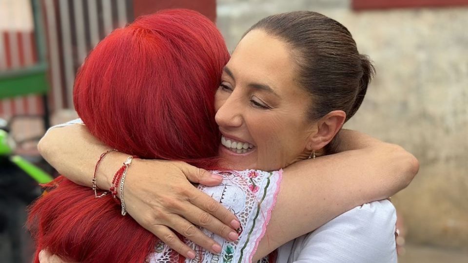 'Un gusto siempre recibir a nuestra querida Claudia Sheinbaum', afirmó Layda Sansores