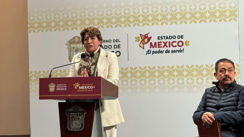 Delfina Gómez Álvarez, gobernadora del Estado de México.