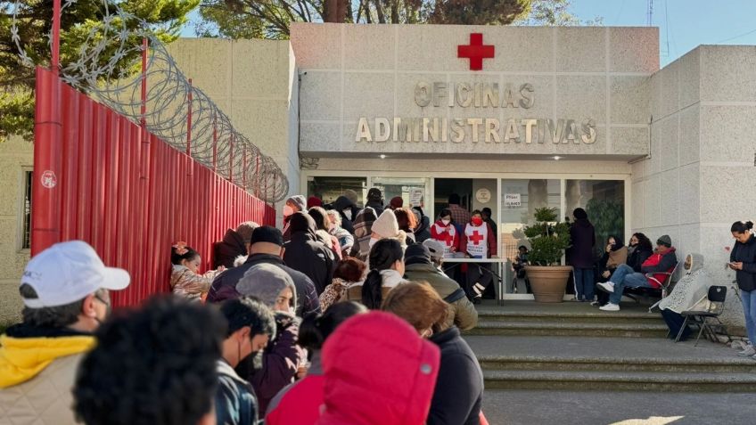 Se agotaron en minutos vacunas contra Covid-19 en Cruz Roja de Edomex