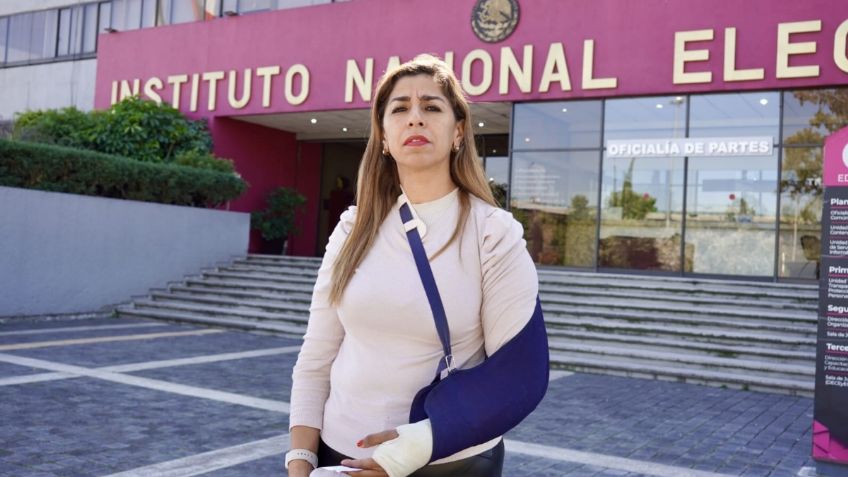 Marybel Villegas formaliza denuncia ante el INE por guerra sucia en su contra