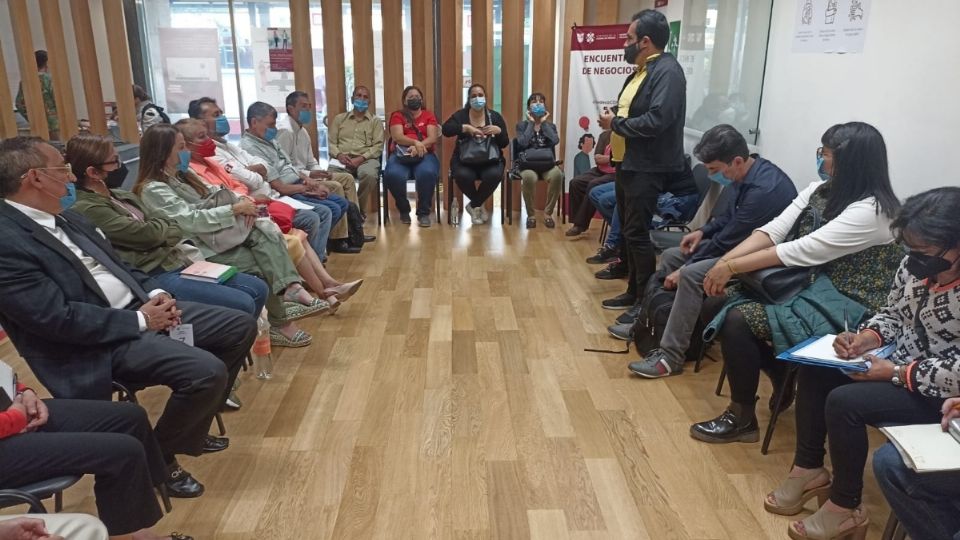 Emprendedores durante un curso de capacitación