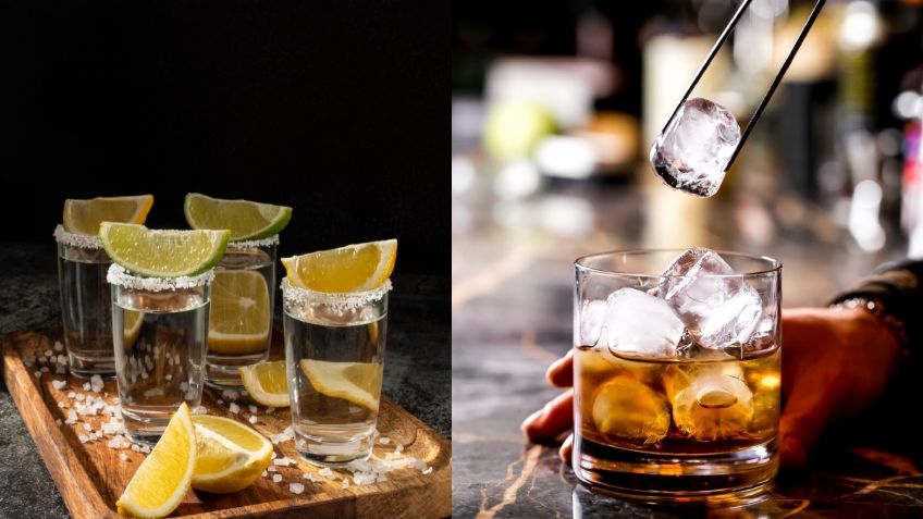 ¿Whisky o tequila para celebrar este año nuevo? esta es la bebida que contiene más azúcar