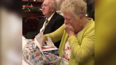 Abuela se viraliza por llorar al recibir un Nintendo como regalo de navidad