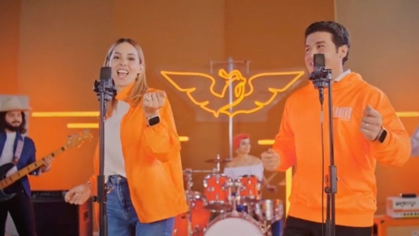 Con tenis "fosfo" fosfo" Mariana y Samuel lanzan canción tras bajarse de la carrera presidencial