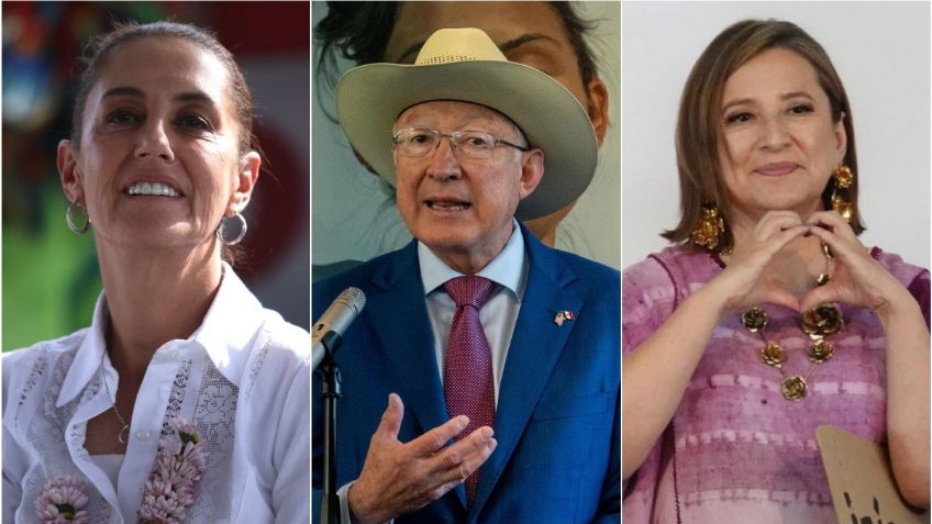 Ken Salazar se reúne con Claudia Sheinbaum y Xóchitl Gálvez: "escuchar distintas voces enriquece"