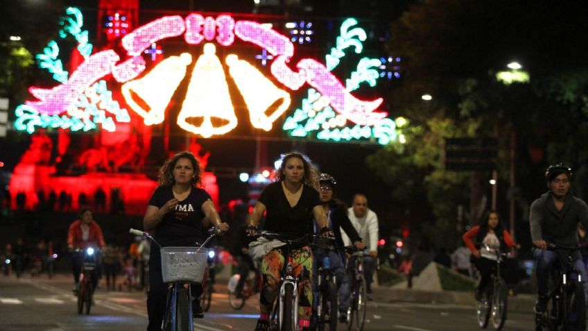 Paseo Nocturno de Navidad en CDMX: fecha, hora y ruta para ir con tu bici