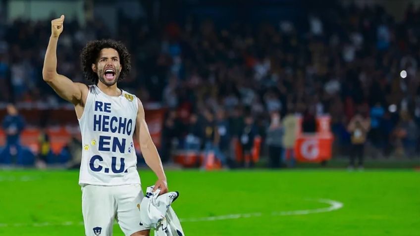 Pumas: Chino Huerta y la playera de la garra auriazul