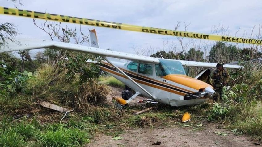 Aeronave realiza aterrizaje de emergencia en Querétaro: el piloto no cuenta con heridas graves