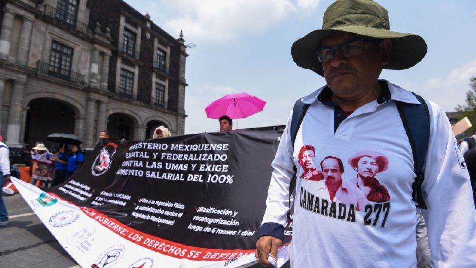 Entre 3 mil y 5 mil maestros de la Coordinadora Nacional de Trabajadores de la Educación marcharán hacia las oficinas de la SEP en el Centro Histórico.