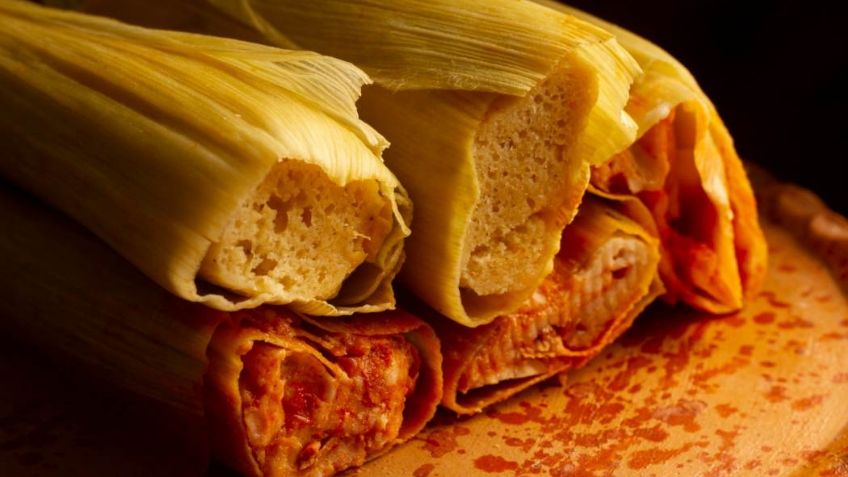 Sabrosos TAMALES DE MOLE bajos en grasa para cenar sin culpas en Navidad