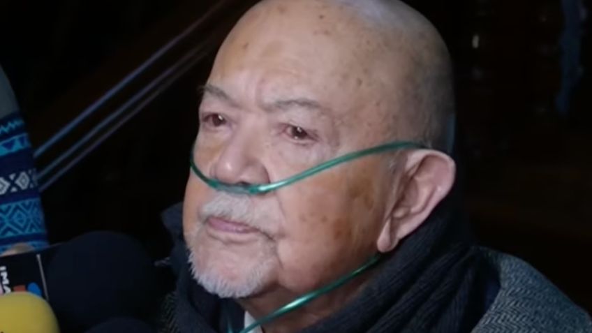 Sergio Corona reaparece con tanque de oxigeno a sus 95 años: ¿cuál es su estado de salud?