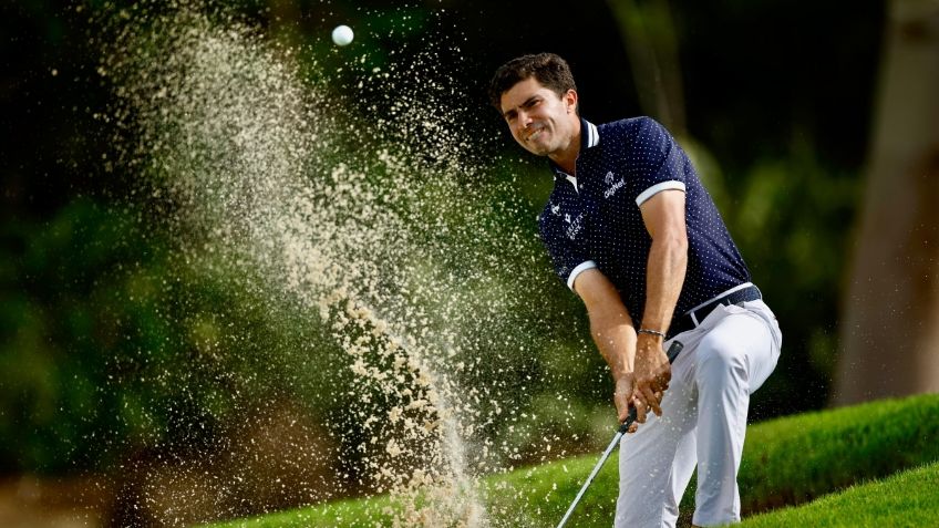 Álvaro Ortiz, primer líder de la quinta etapa de la temporada de la Gira de Golf Profesional Mexicana