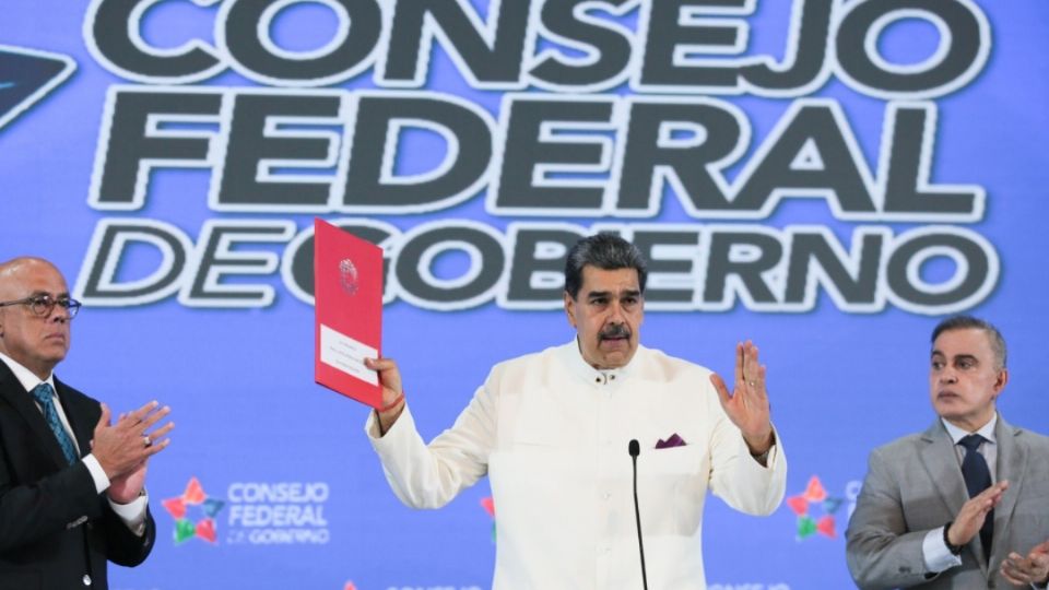 Nicolás Maduro ordenó la aprobación de una ley orgánica a fin de que se consolide la 'Guyana Esequiba'.