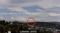 VIDEO: Reportan ovni sobre cerro durante sismo de 5.7 en Puebla